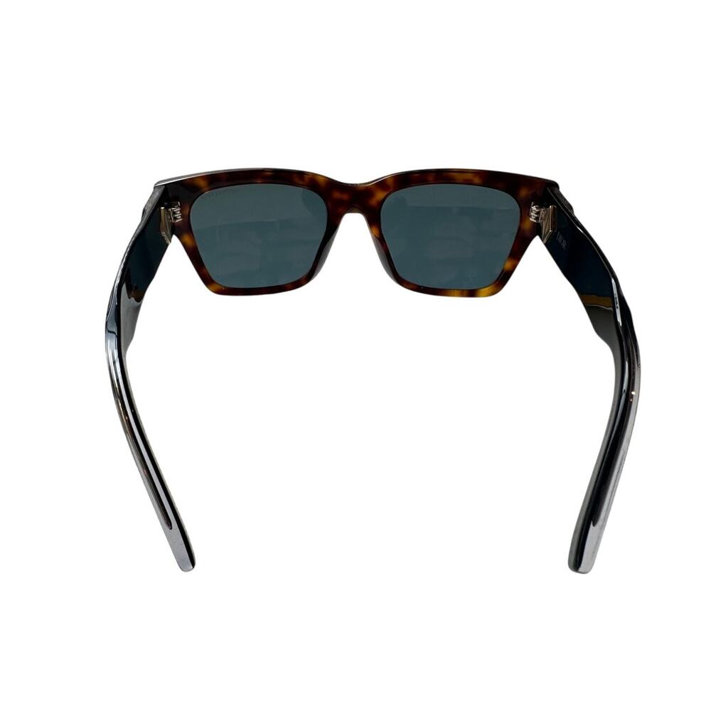 Christian Dior CD Diamond Tortoise Rectangular Sunglasses - Picture 9 of 11